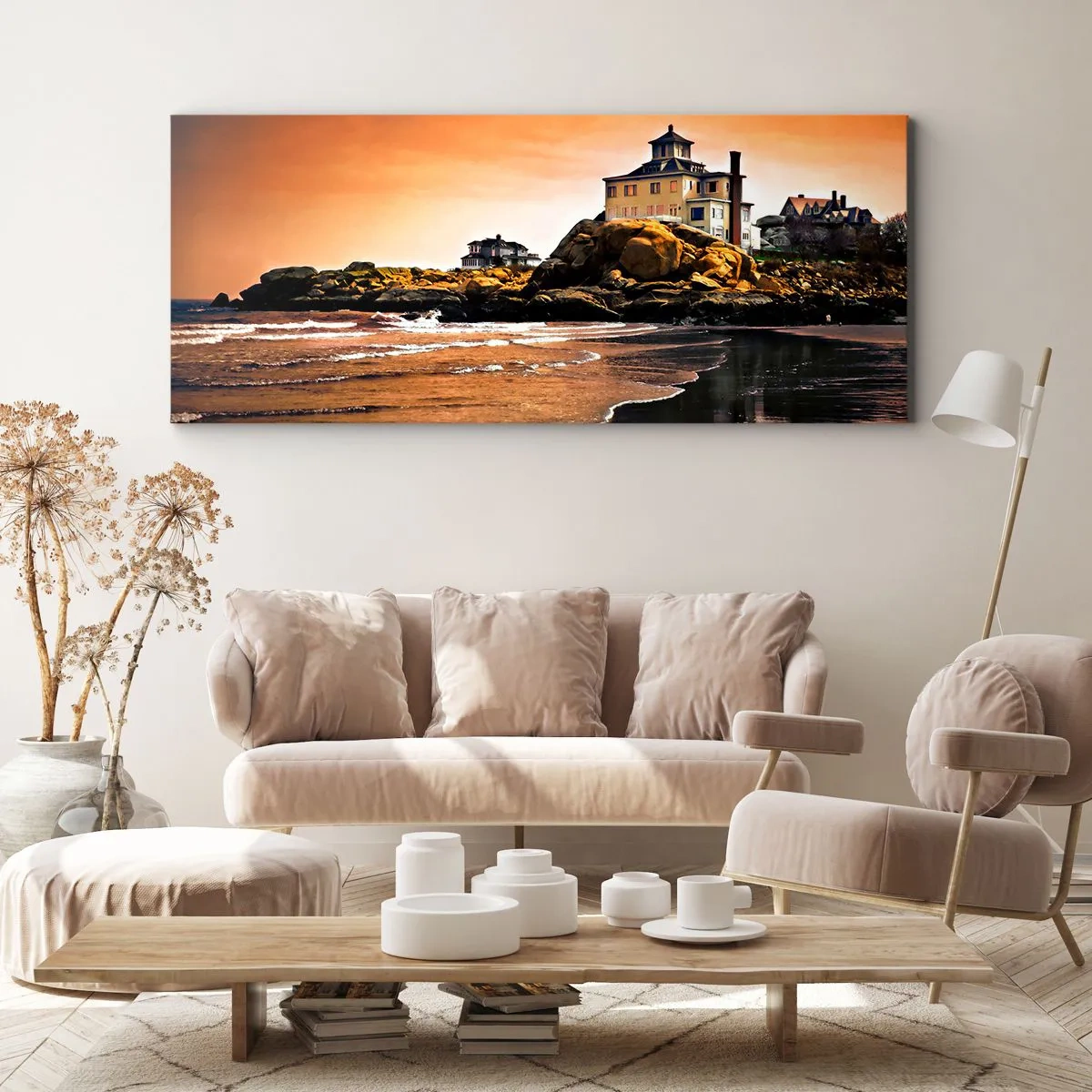 Obraz na płótnie - Elegancja zachodniego wybrzeża - 100x40 cm