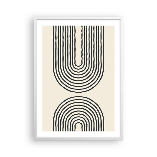 Plakat w białej ramie - Już za chwilę… - 50x70 cm