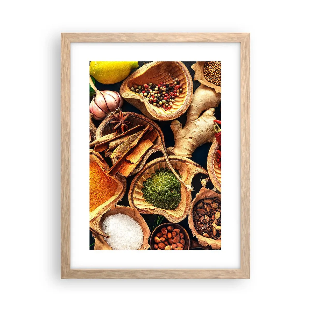 Plakat w ramie jasny dąb - Bierz, co chcesz - 30x40 cm