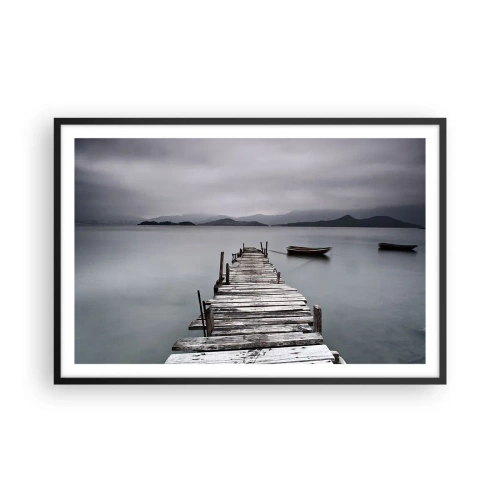 Plakat w czarnej ramie - Jutro możesz ruszać - 91x61 cm