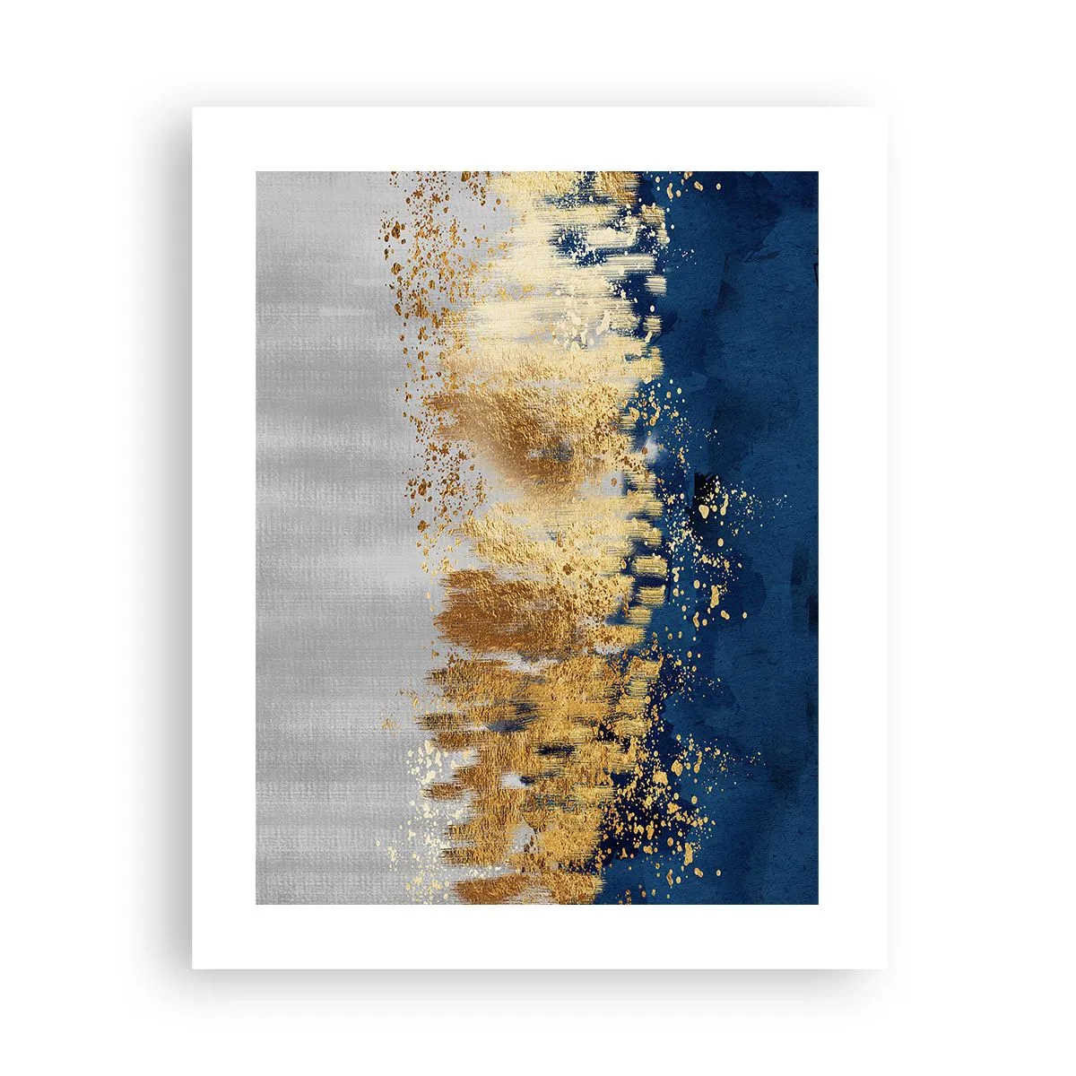 Plakat - Nowoczesna kompozycja z błyskiem - 40x50 cm
