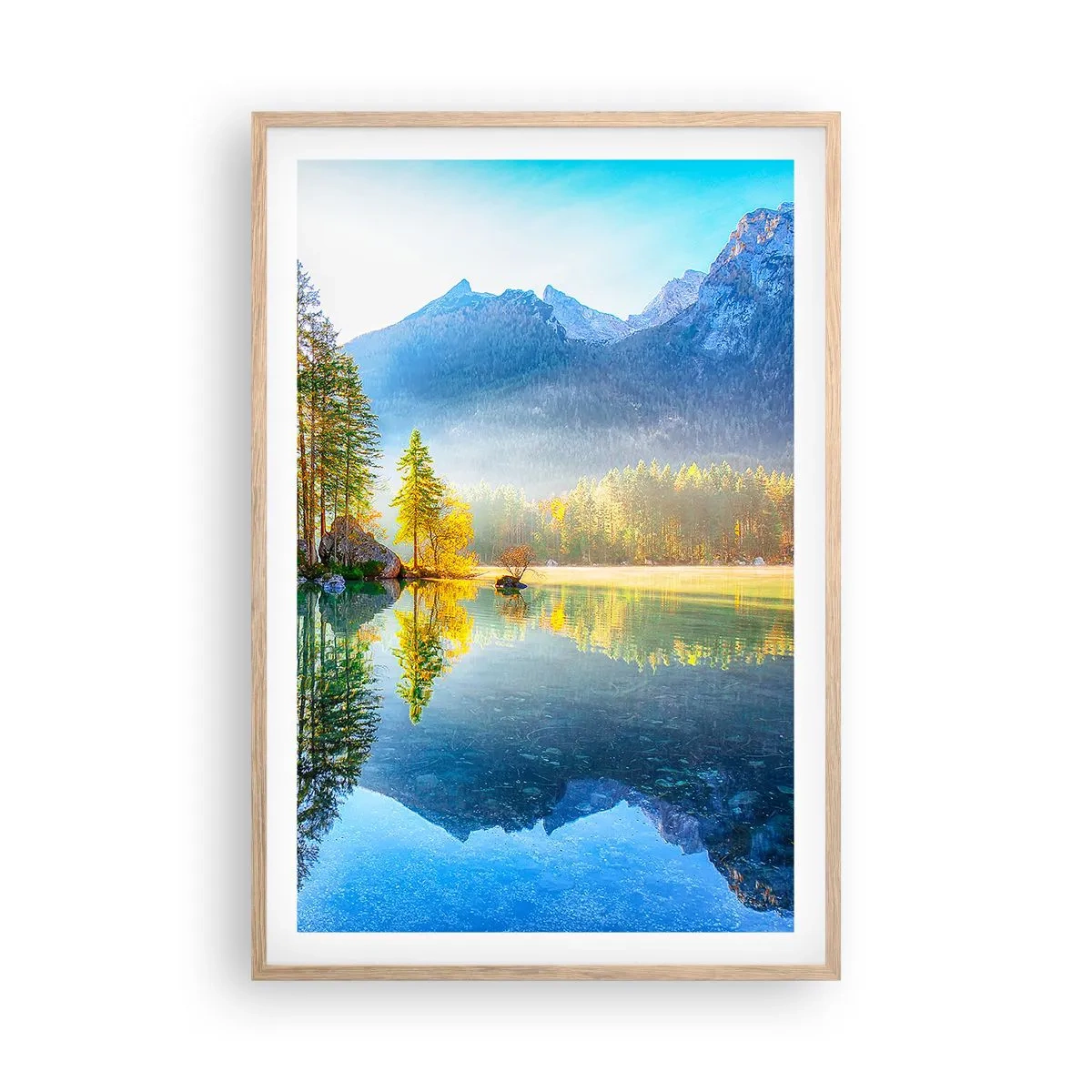 Plakat w ramie jasny dąb - Majestat i słodycz - 61x91 cm