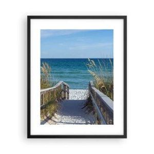 Plakat w czarnej ramie - W słońcu, na wietrze - 40x50 cm