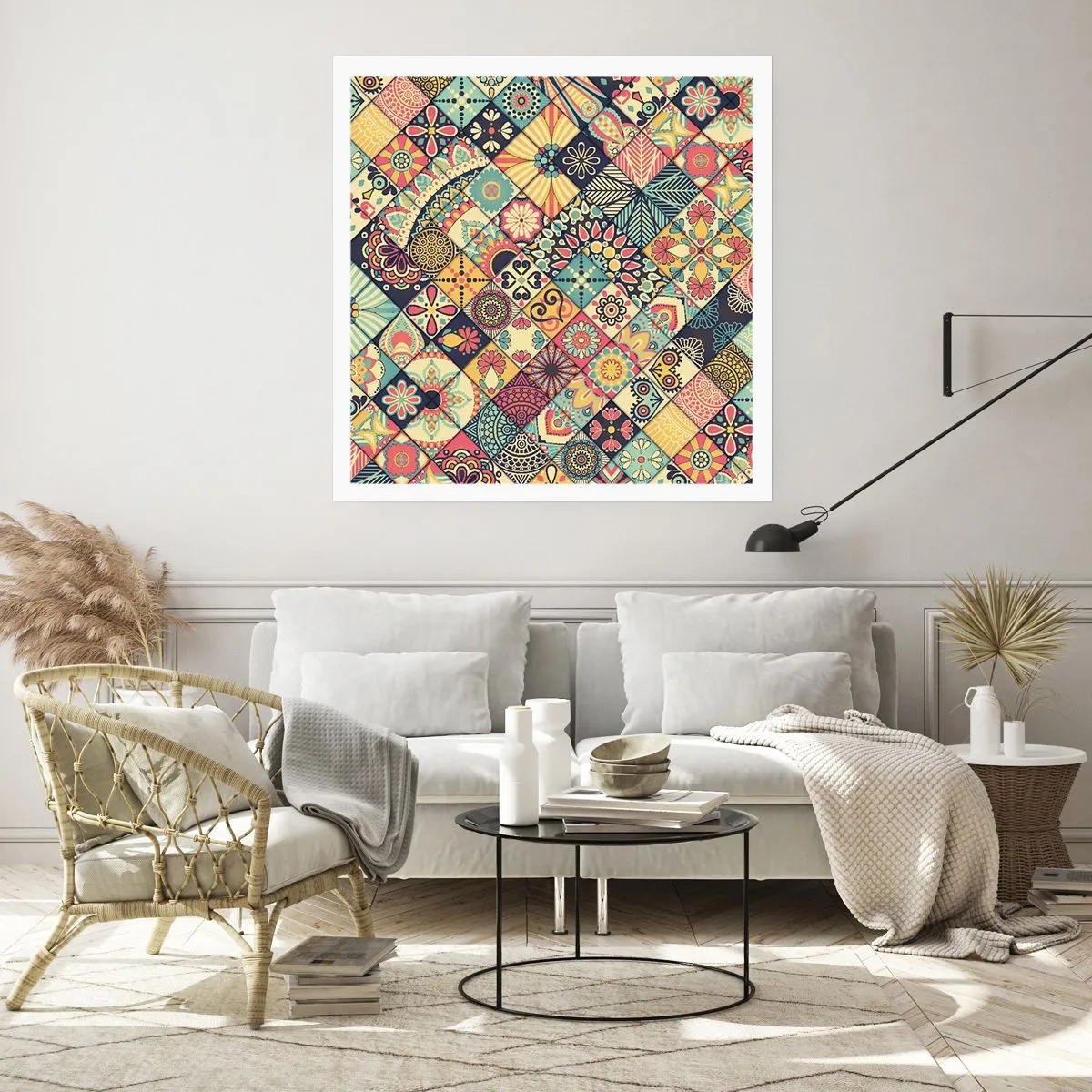 Plakat - Marokańskie klimaty - 50x50 cm