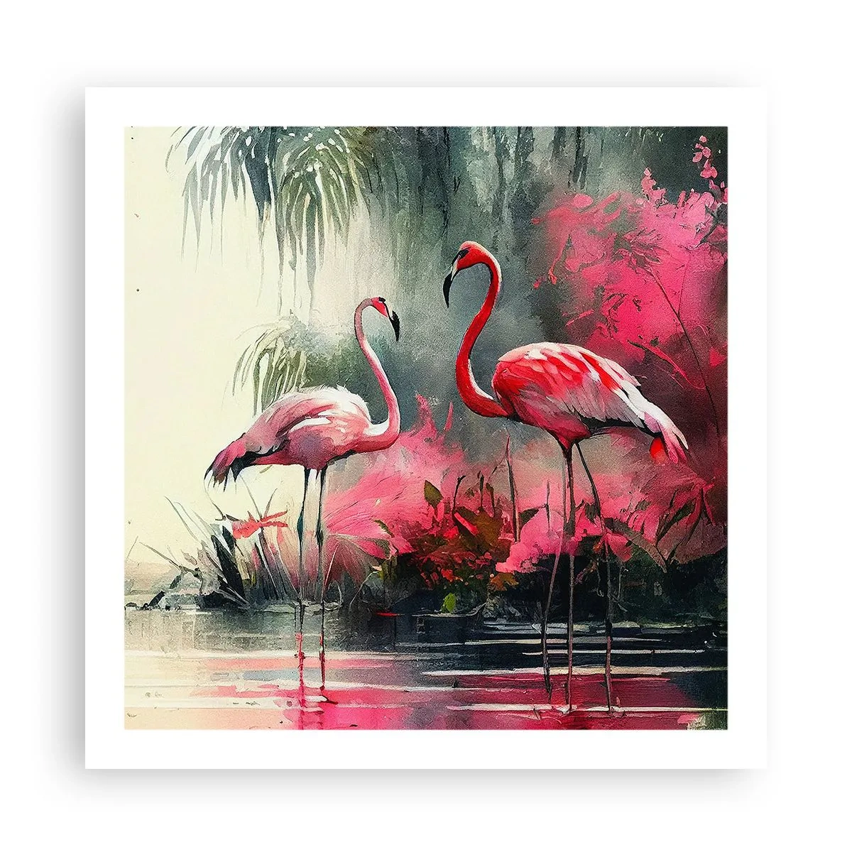 Plakat - Lekcja naturalnego wdzięku - 60x60 cm