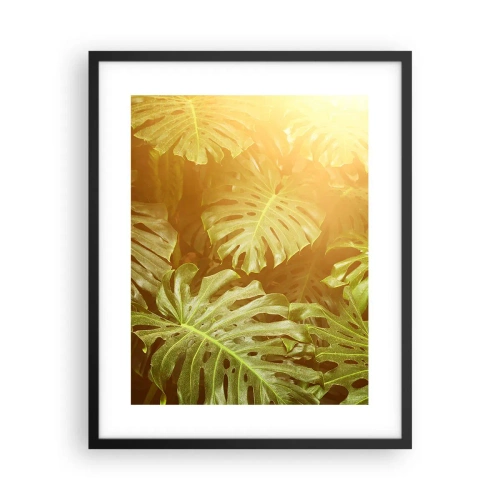 Plakat w czarnej ramie - W zieloność wstąpić… - 40x50 cm