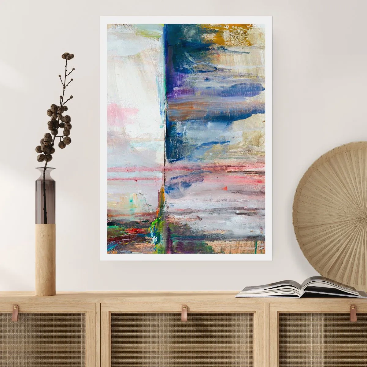 Plakat - Barwne wrażenia i skojarzenia - 70x100 cm