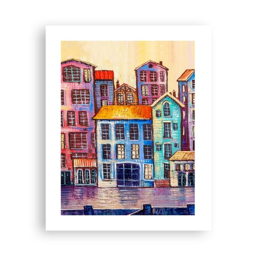 Plakat - Miasto jak z bajki - 40x50 cm