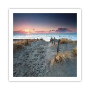 Plakat - Rozlałeś tęczę blasków promienistą… - 60x60 cm