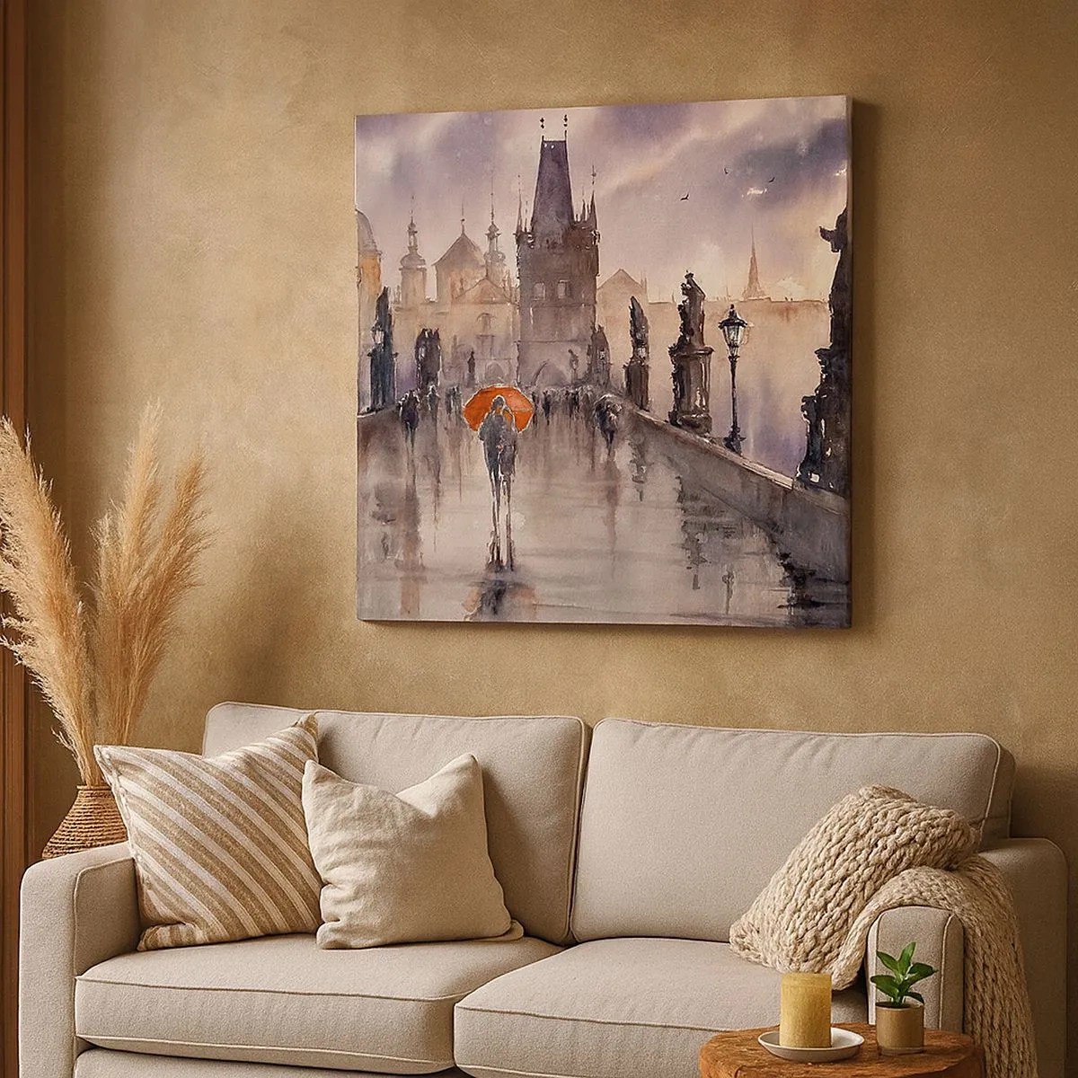 Obraz na płótnie - Ludzie się nie zmieniają - 30x30 cm