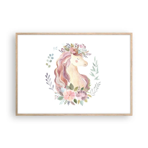 Plakat w ramie jasny dąb - Zaproszenie do świata baśni - 100x70 cm