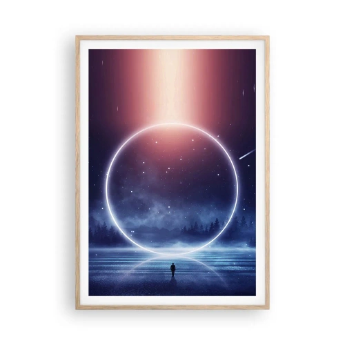 Plakat w ramie jasny dąb - Już tu są… - 70x100 cm