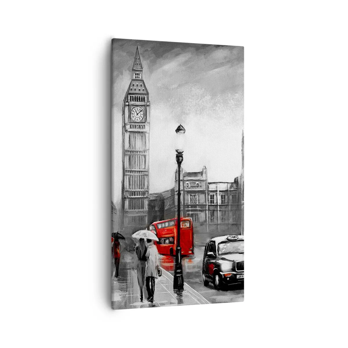 Obraz na płótnie - Wcale nie szare miasto - 55x100 cm