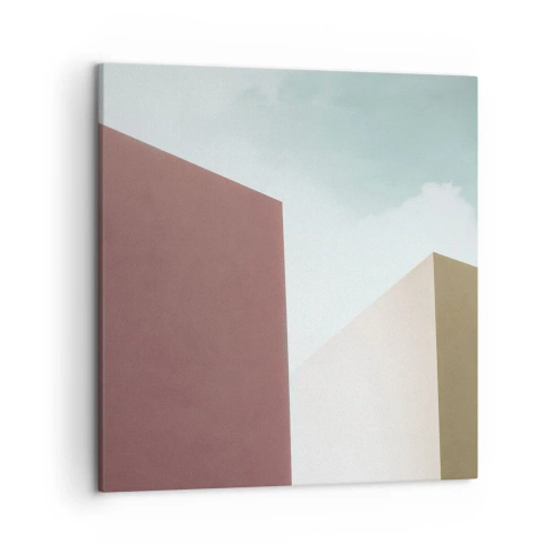 Obraz na płótnie - Geometria słonecznego lata - 50x50 cm