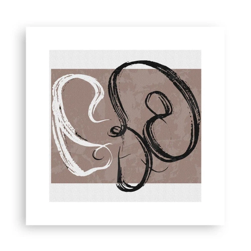 Plakat - Kompozycja – poszukiwanie pełni - 30x30 cm