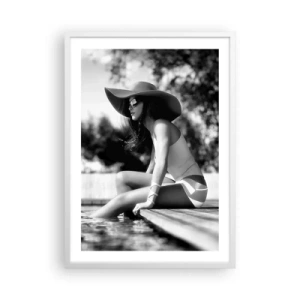 Plakat w białej ramie - Letnie marzenie - 50x70 cm
