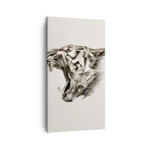 Obraz na płótnie - Już wiesz, kto rządzi - 45x80 cm