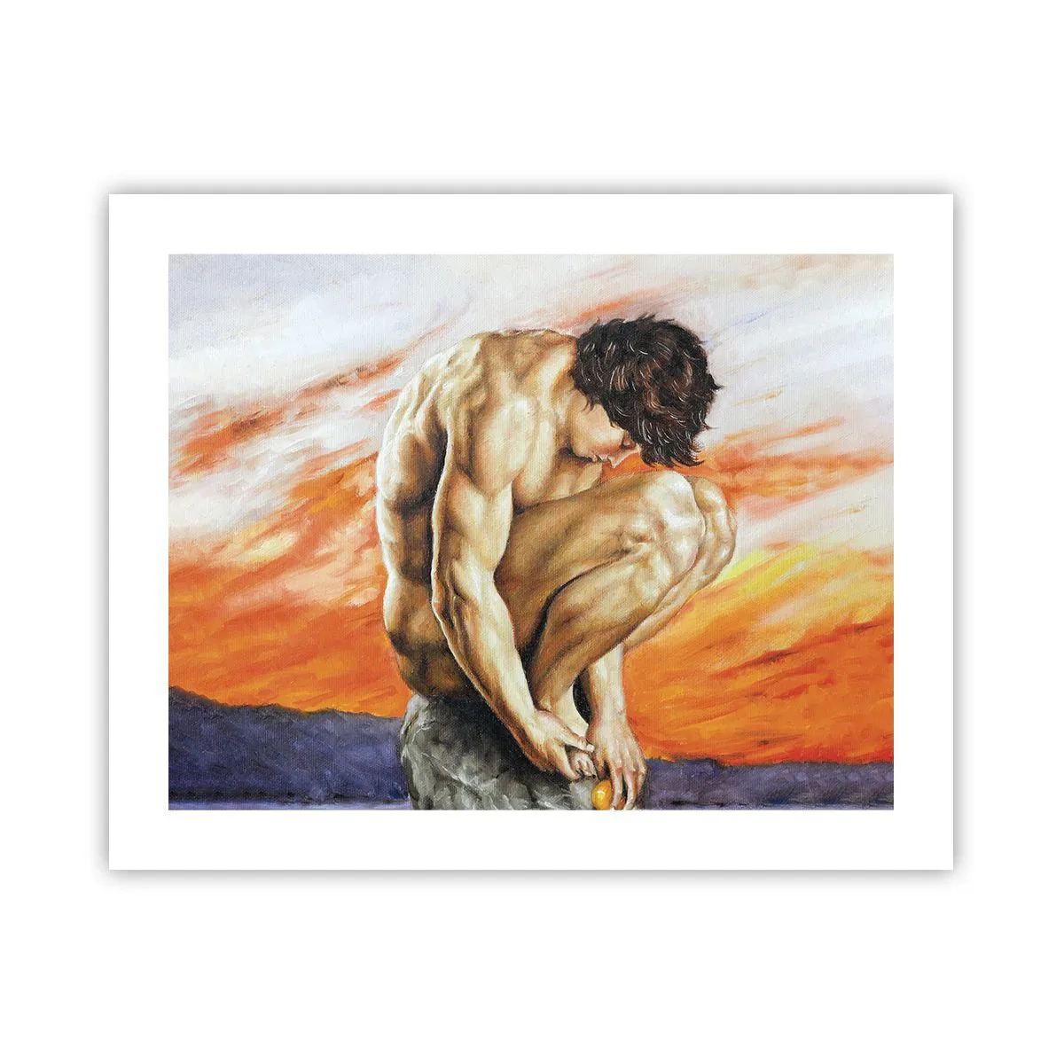 Plakat - Zatopiony w sobie - 50x40 cm