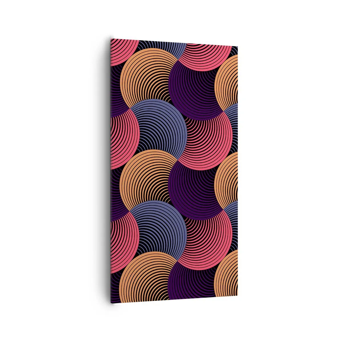 Obraz na płótnie - W kolistym rytmie - 65x120 cm