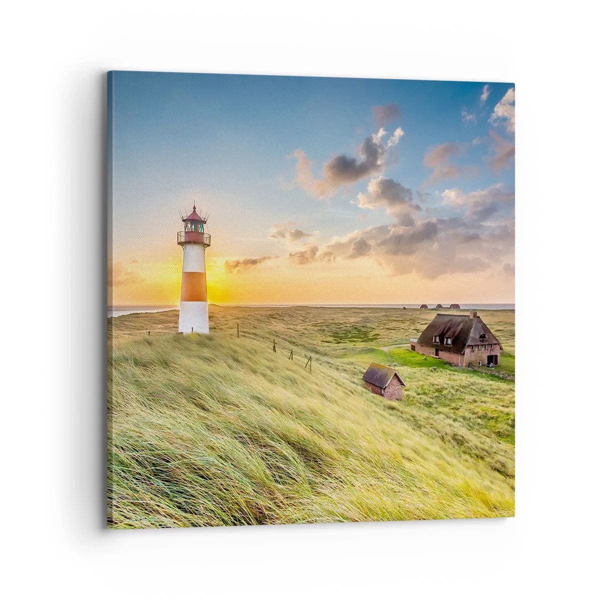 Obraz na płótnie - Między falami - 70x70 cm