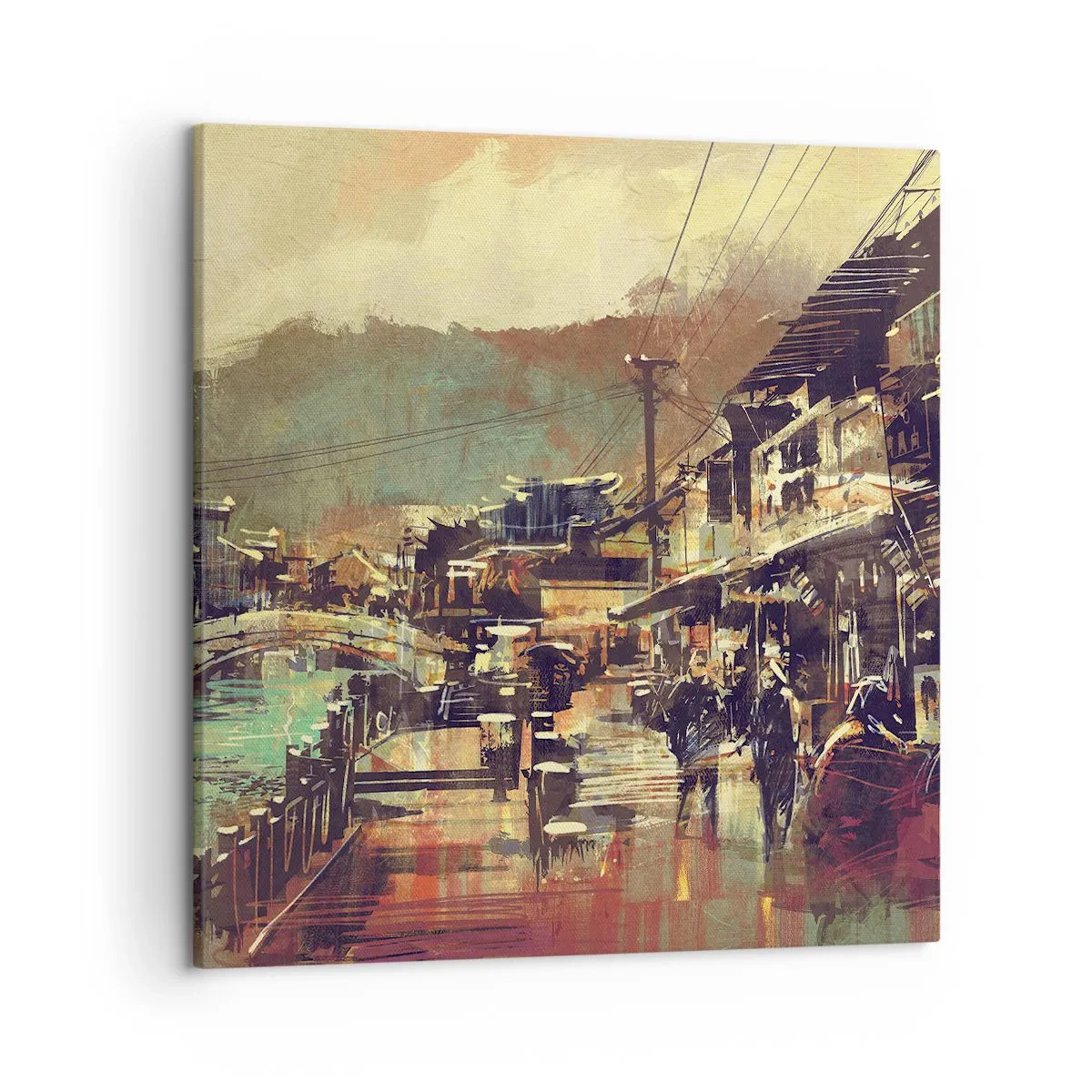 Obraz na płótnie - Życie jako bogactwo szarości - 50x50 cm
