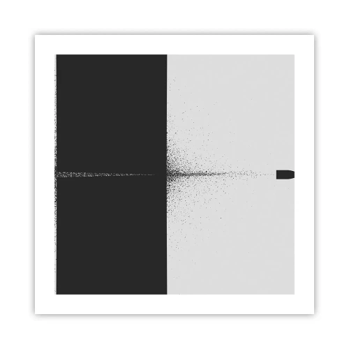 Plakat - Prosto do celu - 50x50 cm