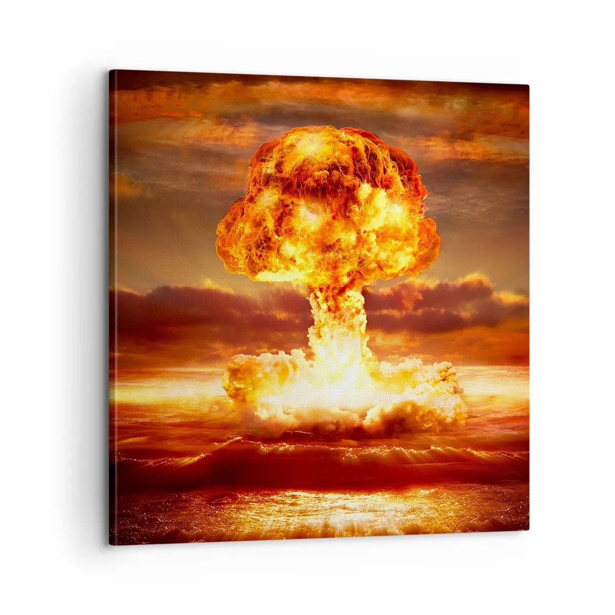 Obraz na płótnie - I stanie się koniec - 60x60 cm