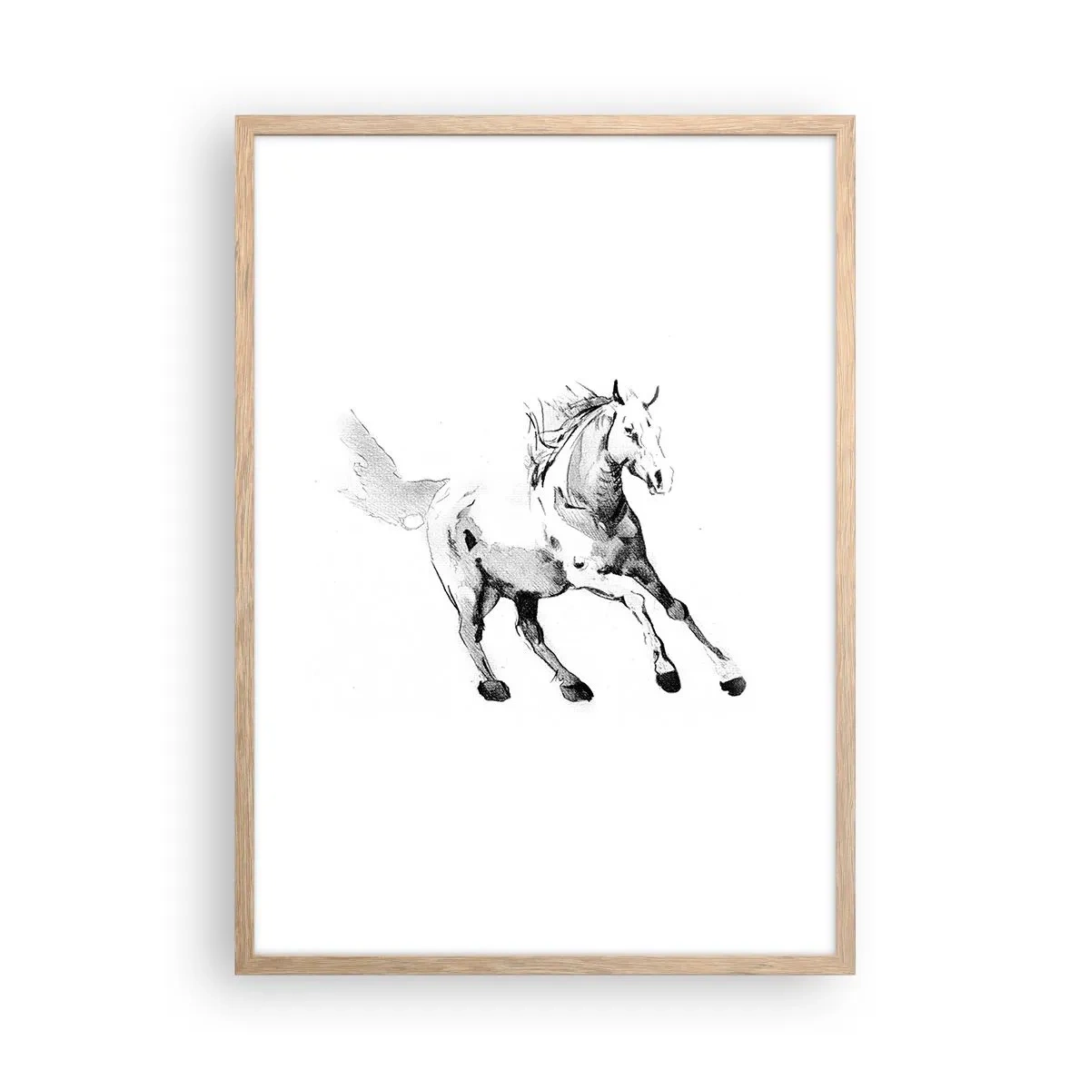 Plakat w ramie jasny dąb - Nieujarzmiona dusza - 50x70 cm