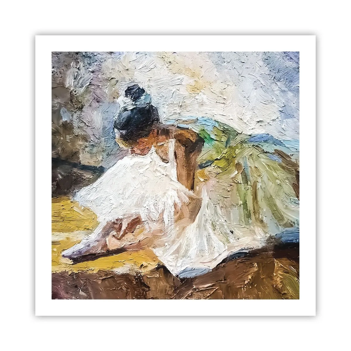 Plakat - Z obrazu Degasa - 60x60 cm