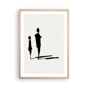 Plakat w ramie jasny dąb - Na pewno razem? - 50x70 cm