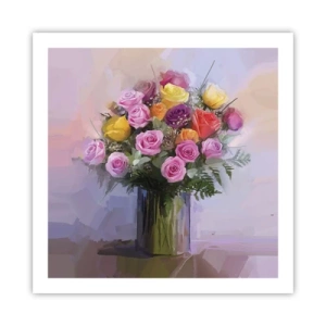 Plakat - Zatrzymane piękno - 60x60 cm