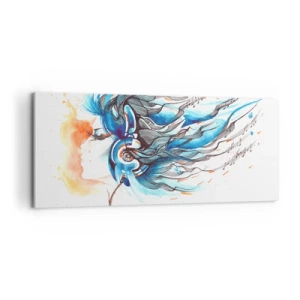 Obraz na płótnie - Niech gra muzyka - 100x40 cm