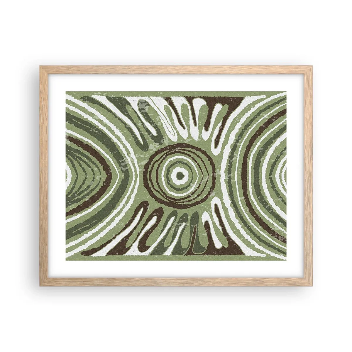 Plakat w ramie jasny dąb - Eksplozja emocji - 50x40 cm