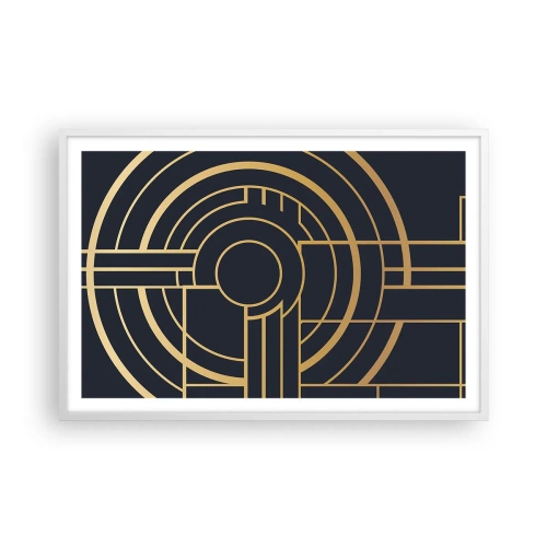 Plakat w białej ramie - Obroty rzeczy - 91x61 cm