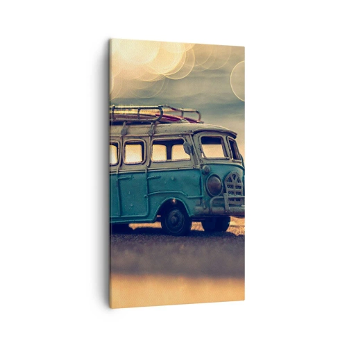 Obraz na płótnie - Koniec bożków: pieniądza i pracy - 45x80 cm