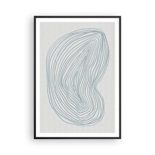 Plakat w czarnej ramie - Uśmiech kropli - 70x100 cm