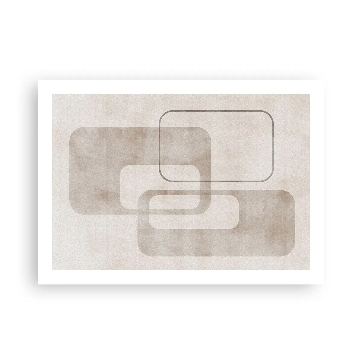 Plakat - Geometryczna fuga - 70x50 cm