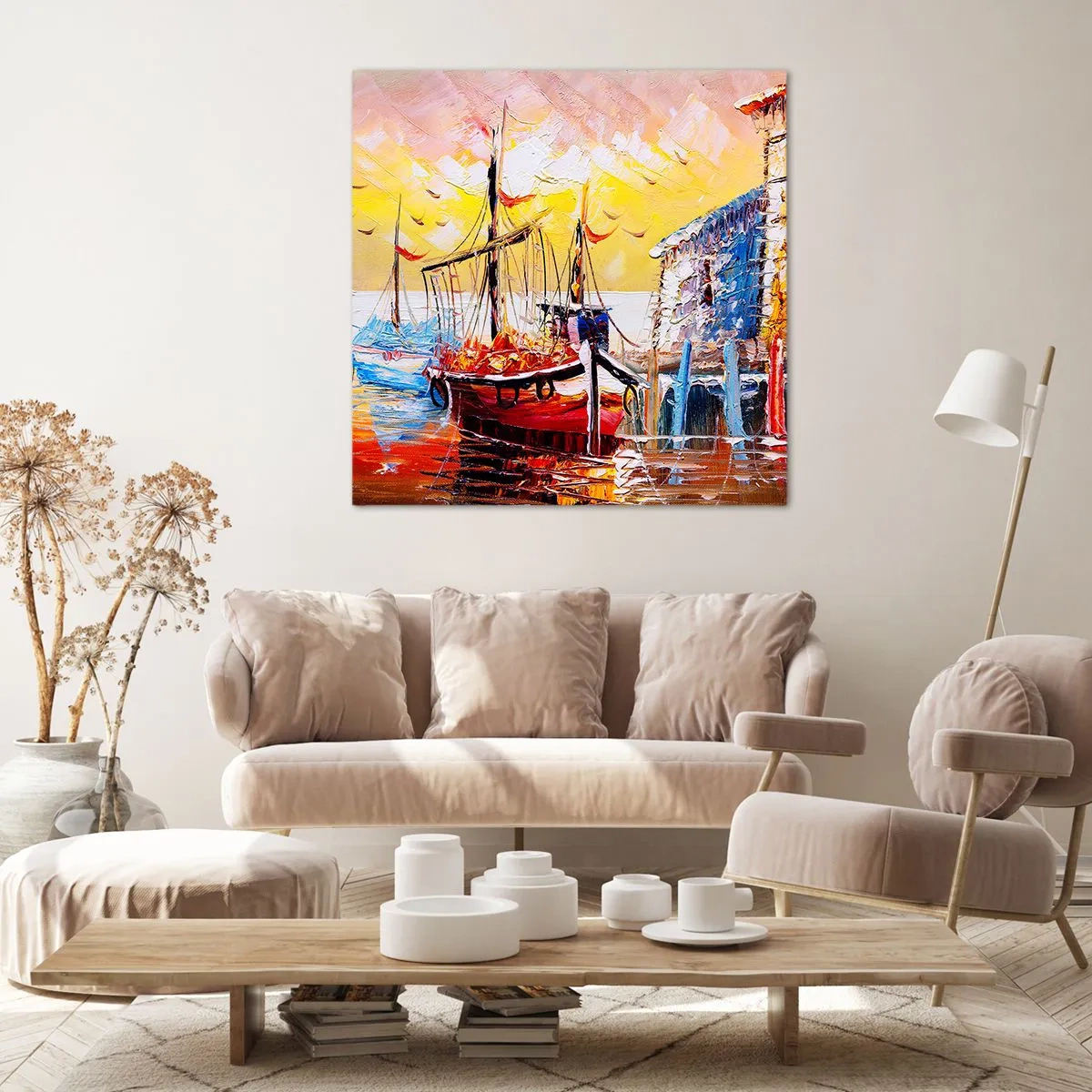 Obraz na płótnie - Szczęśliwy powrót - 70x70 cm