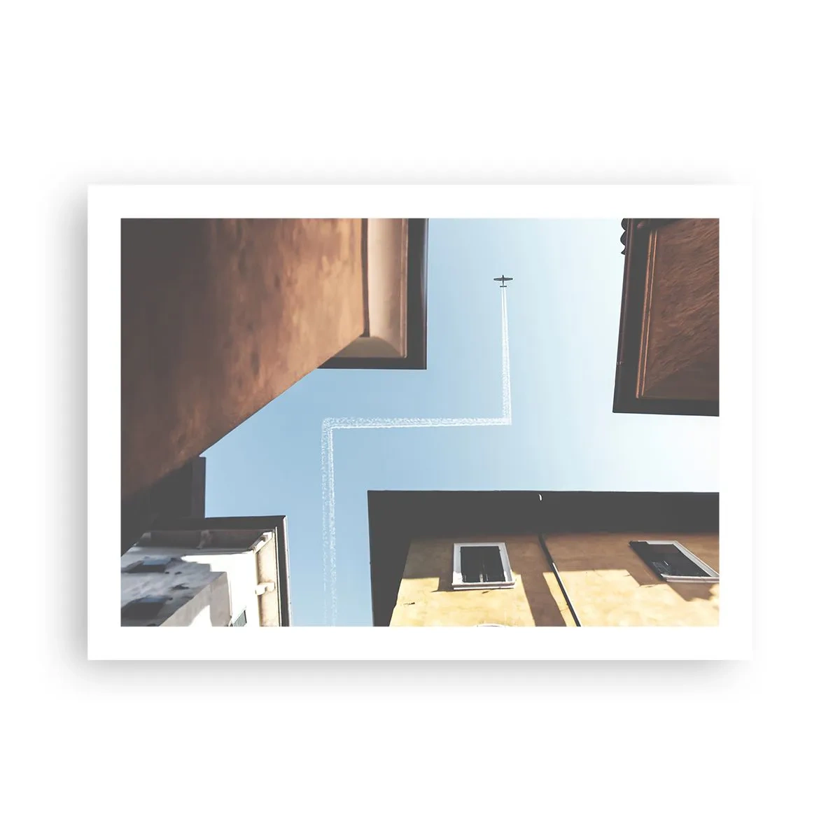 Plakat - Ponad miejskim labiryntem - 70x50 cm