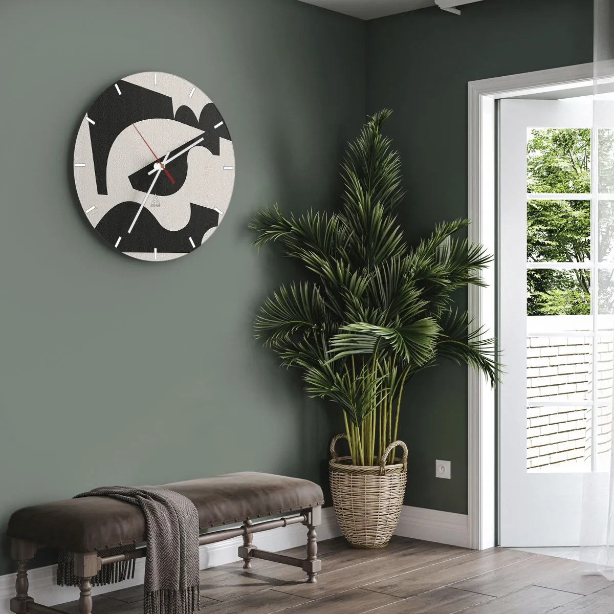 Zegar ścienny - Do samodzielnego składania - 40x40 cm