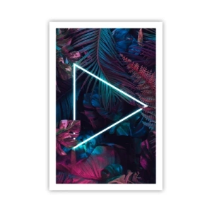 Plakat - Ogród w stylu disco - 61x91 cm