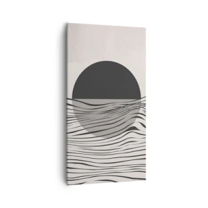 Obraz na płótnie - Kompozycja połowiczna - 55x100 cm