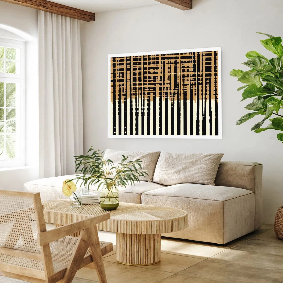 Plakat - Architektoniczna abstrakcja - 50x40 cm