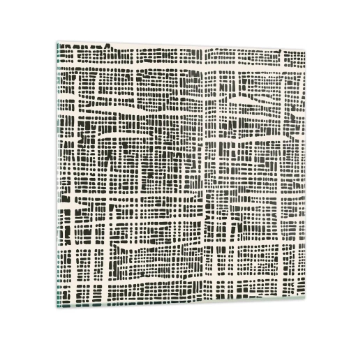 Obraz na szkle - Kompozycja utkana - 40x40 cm
