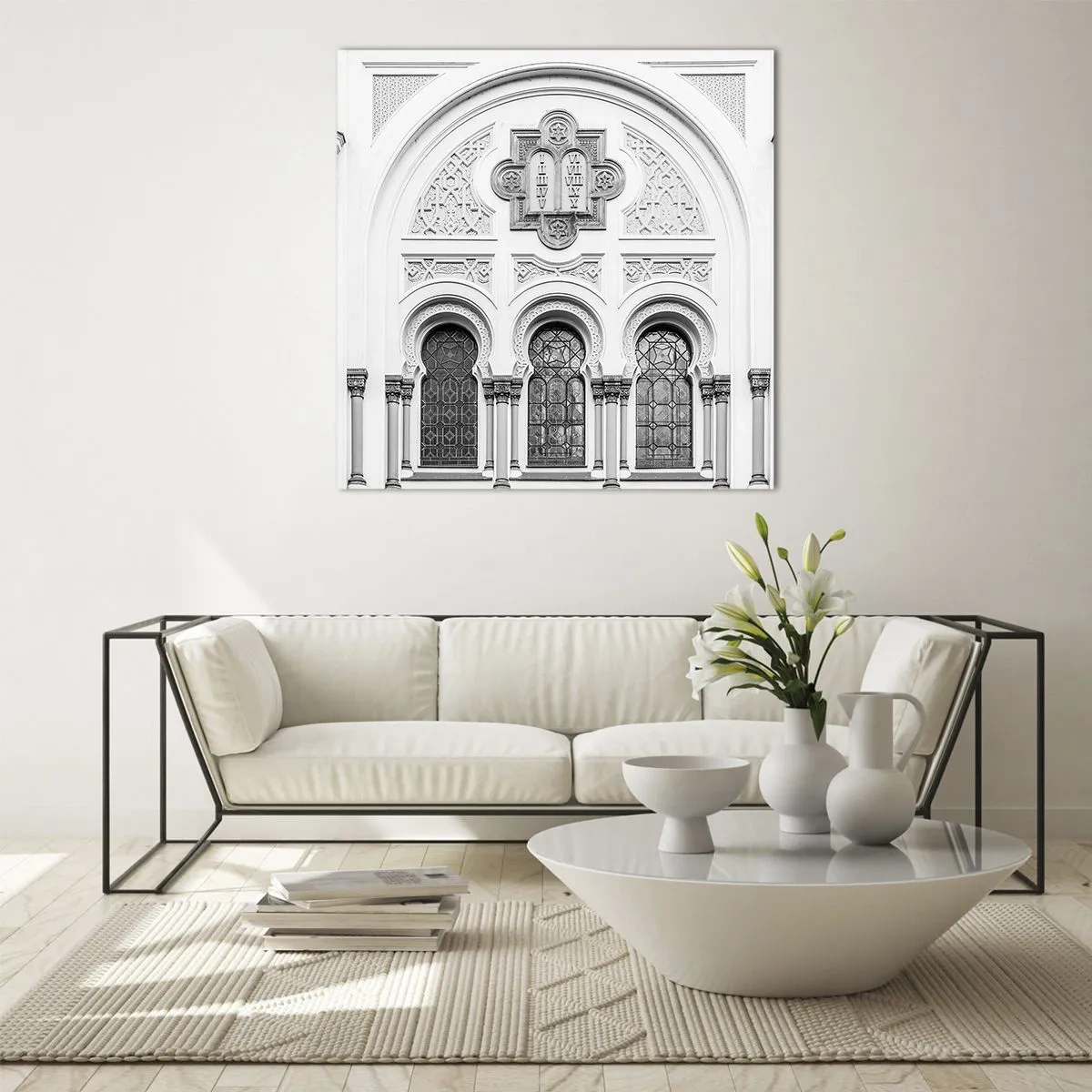 Obraz na szkle - Na pograniczu kultur - 60x60 cm