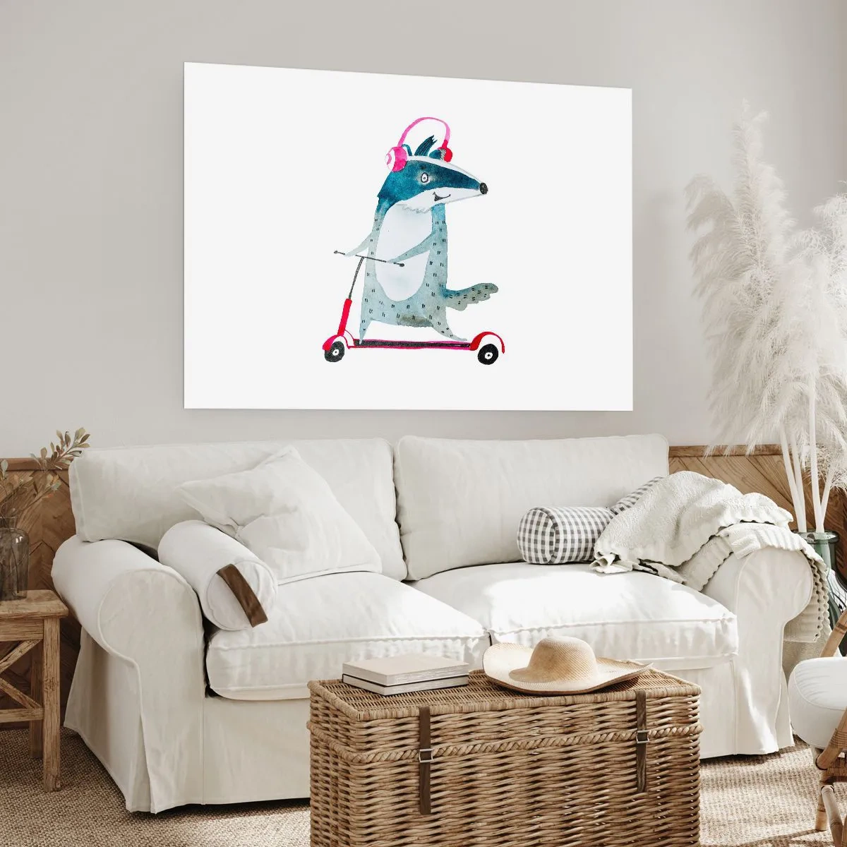 Plakat - Borsucze radości - 50x40 cm