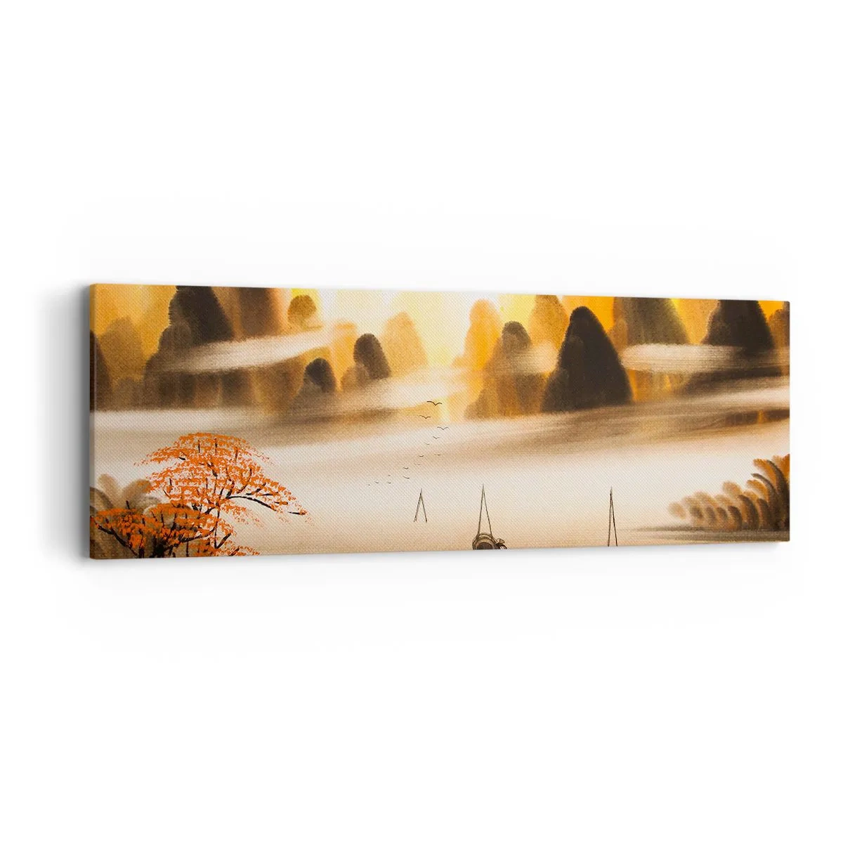 Obraz na płótnie - Dalej niż na Dalekim Wschodzie - 90x30 cm