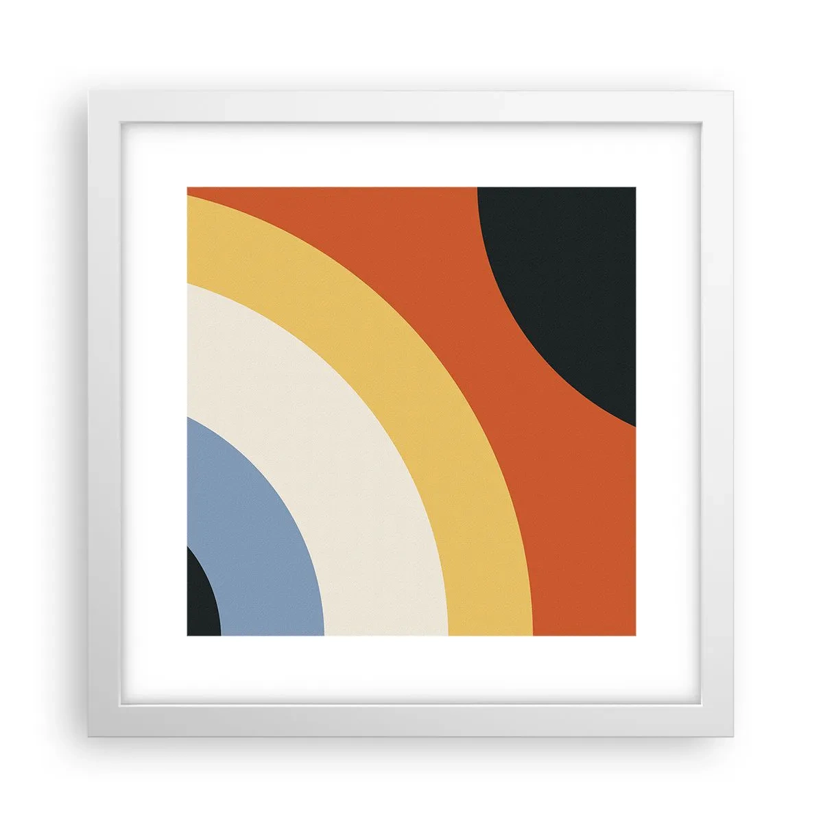 Plakat w białej ramie - Ku sobie - 30x30 cm