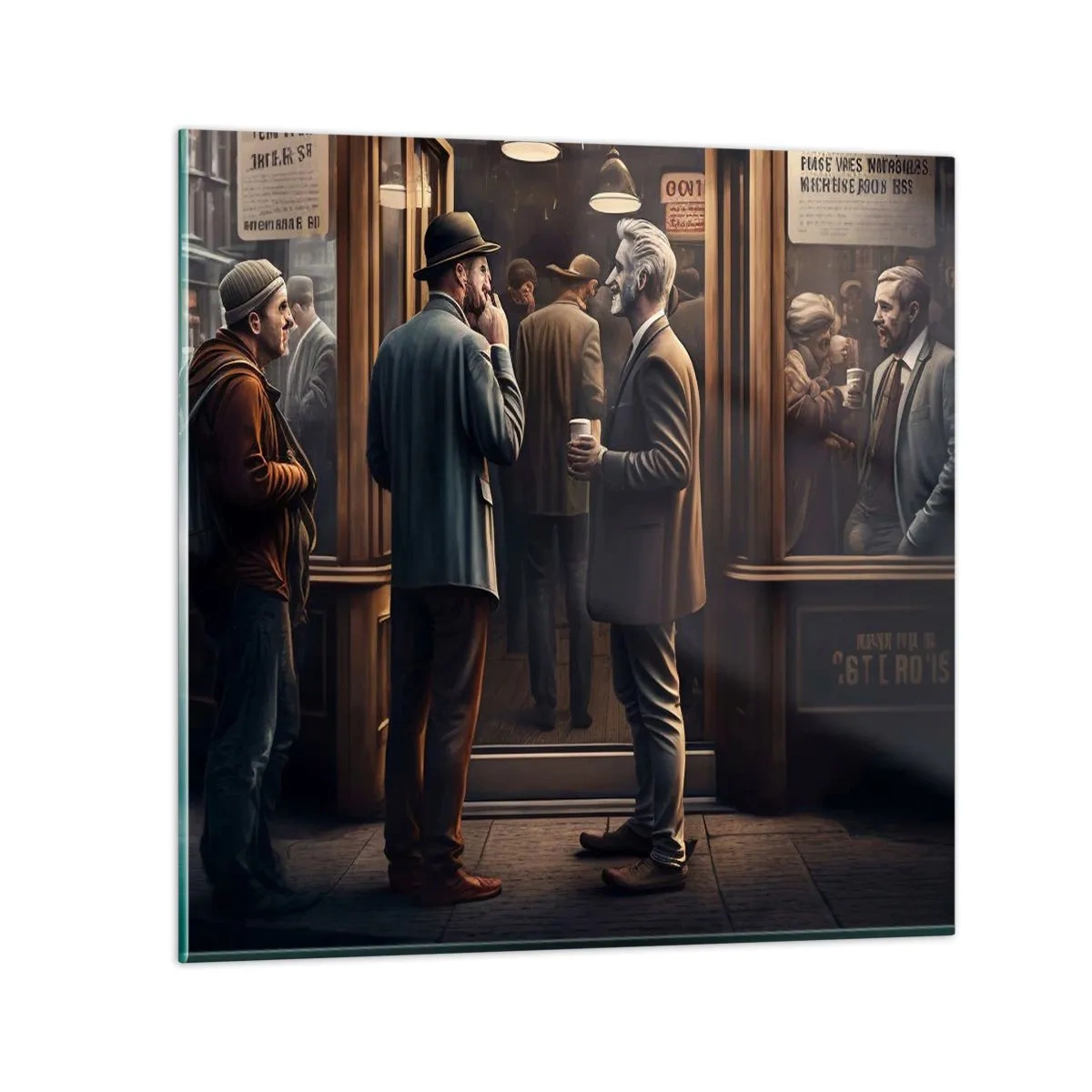 Obraz na szkle - Dobra chwila dnia - 40x40 cm