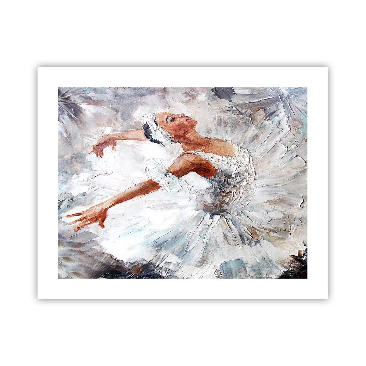 Plakat - Delikatna i lekka jak tiul - 50x40 cm